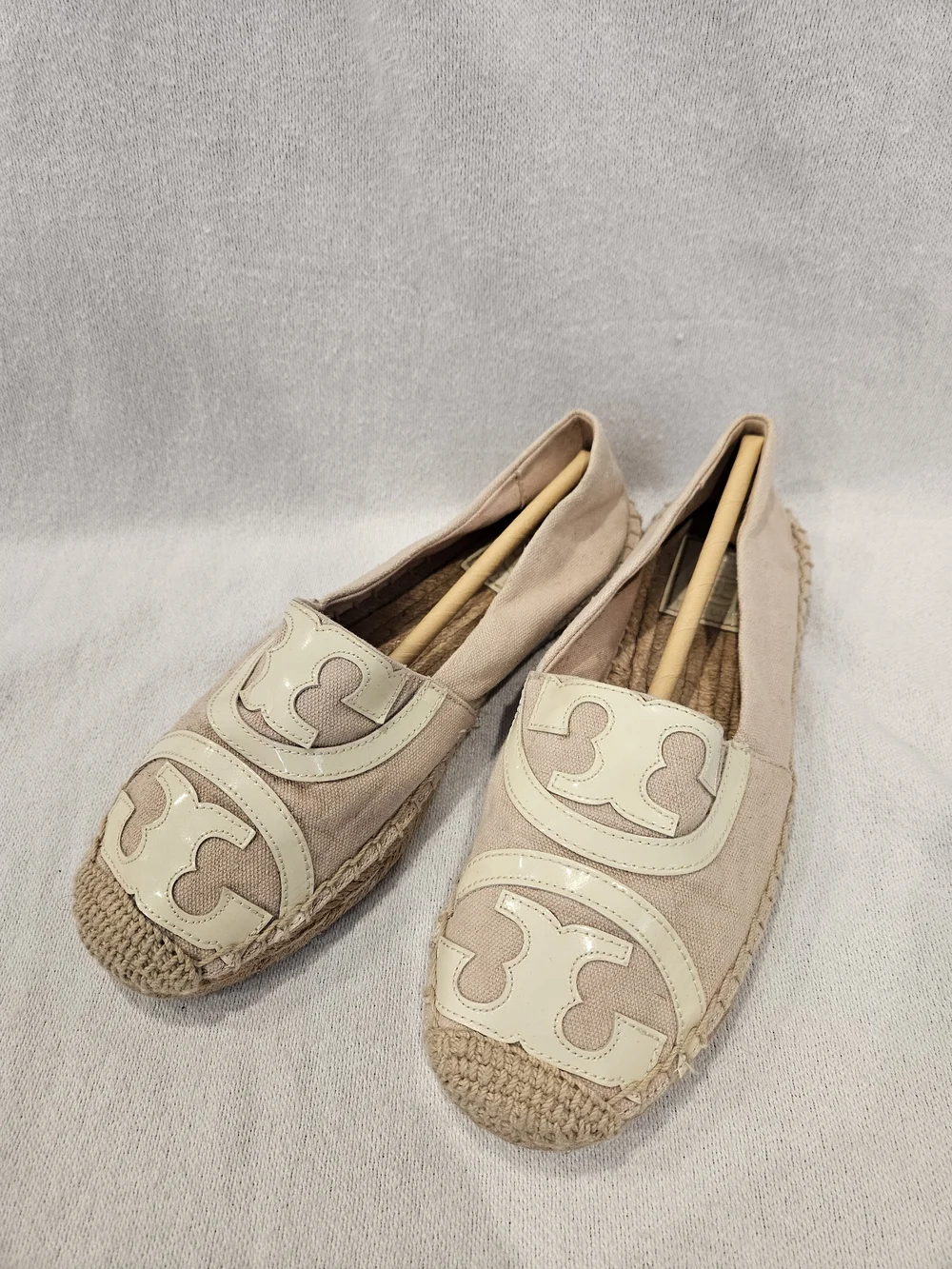 Tory Burch Poppy Espadrilles Flats Shoes Pre Owned Size 6